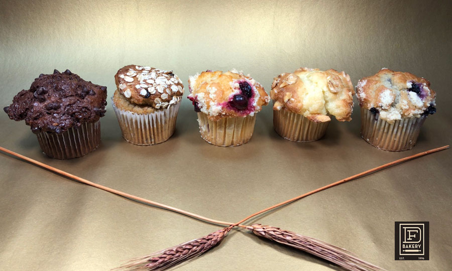Medium Assorted Muffins from DF Bakery